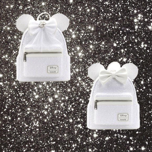 Loungefly Disney Minnie Mouse Sequin Wedding Mini Backpack main image 5